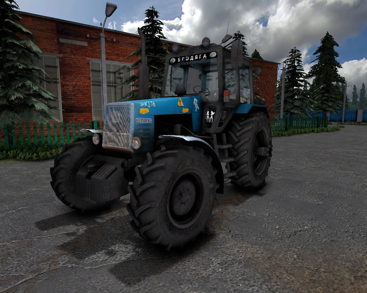 Мод "МТЗ 1221" для Farming Simulator 2017